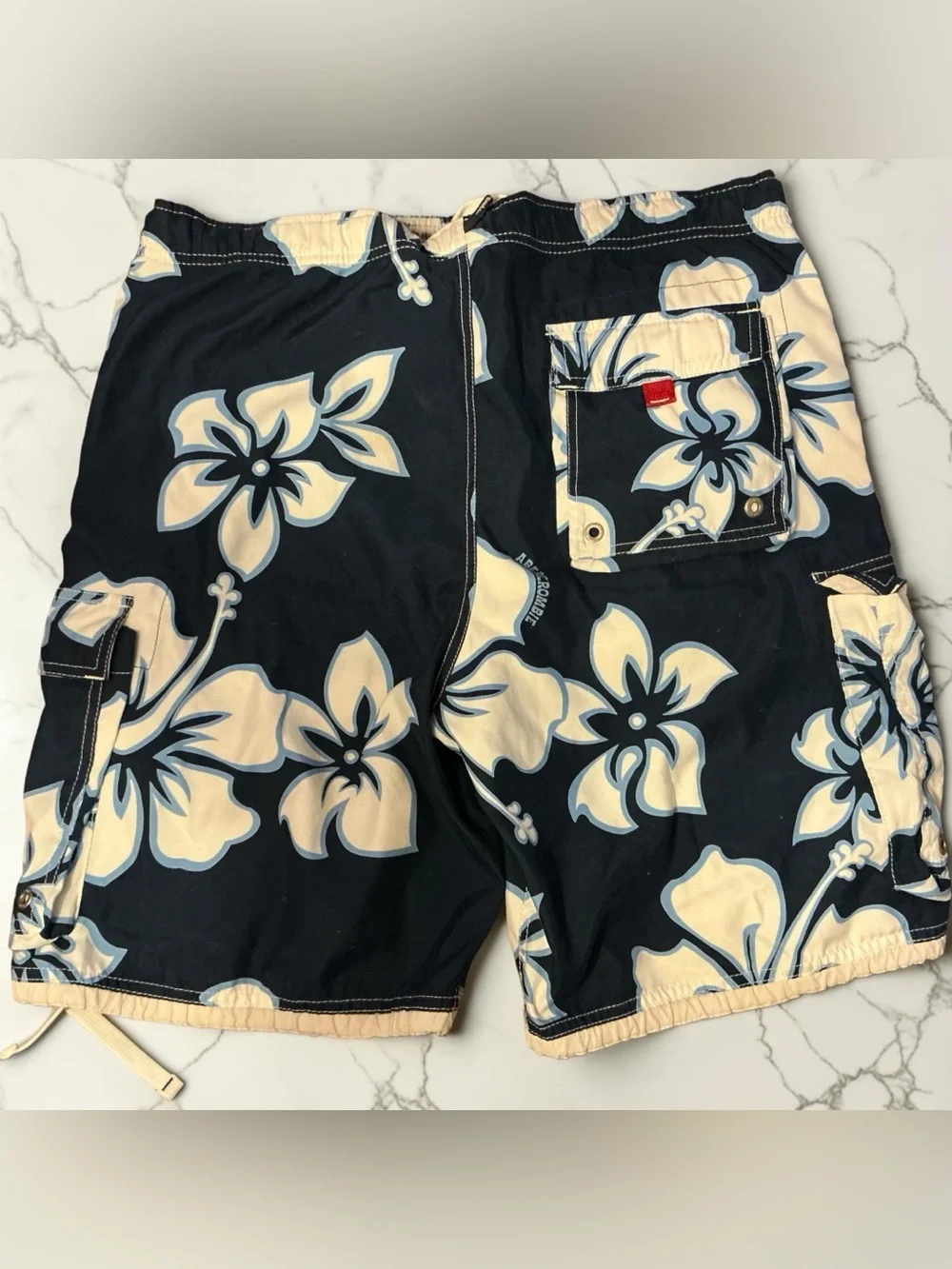 Classic Vintage Abercrombie & Fitch Tropical Swim Trunks